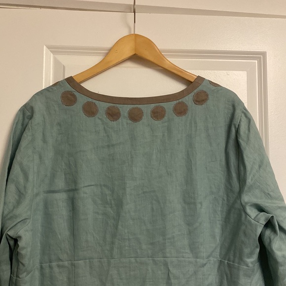 BODEN UK Linen Dress. US 18. Lined. NWT - Picture 6 of 8